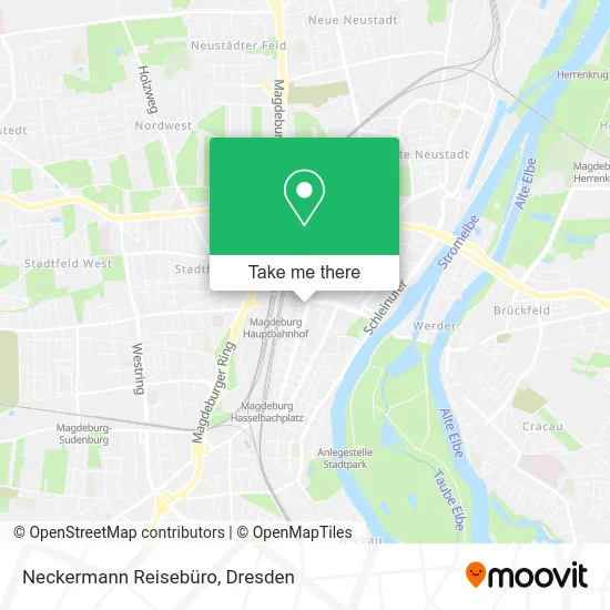 Карта Neckermann Reisebüro