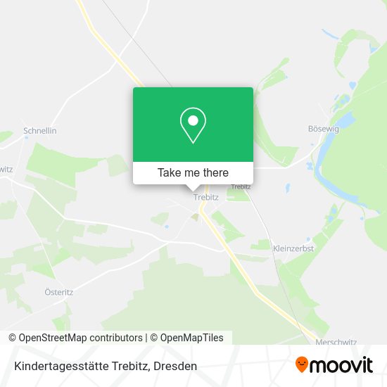 Карта Kindertagesstätte Trebitz