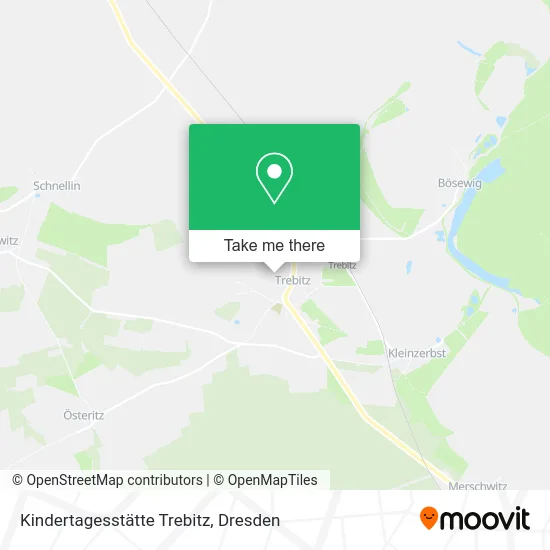 Карта Kindertagesstätte Trebitz