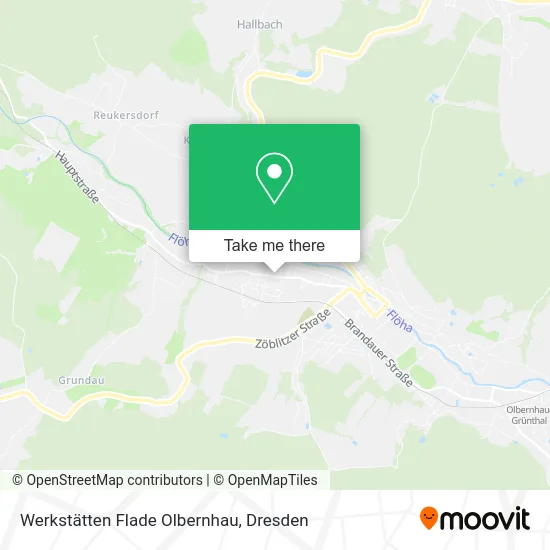 Карта Werkstätten Flade Olbernhau