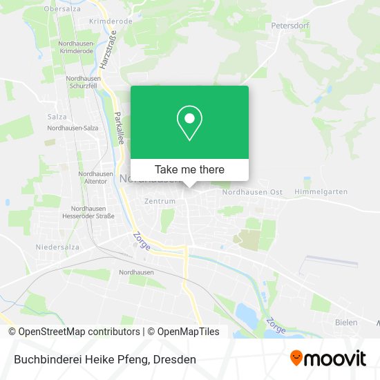 Карта Buchbinderei Heike Pfeng