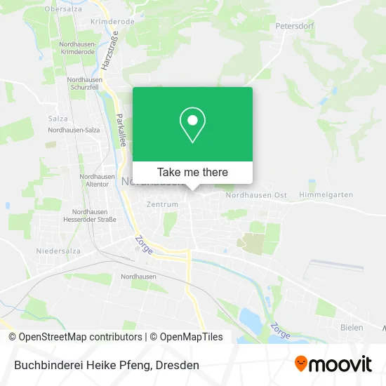 Карта Buchbinderei Heike Pfeng