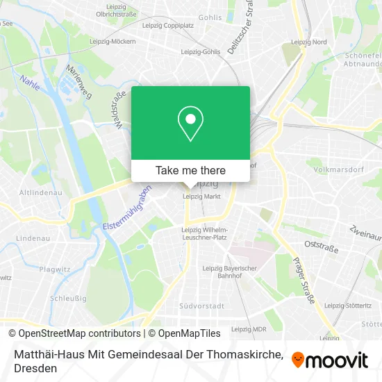 Карта Matthäi-Haus Mit Gemeindesaal Der Thomaskirche