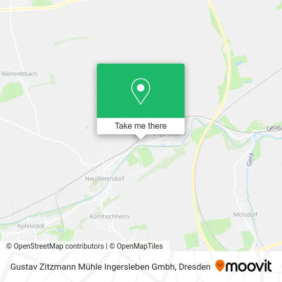 Карта Gustav Zitzmann Mühle Ingersleben Gmbh
