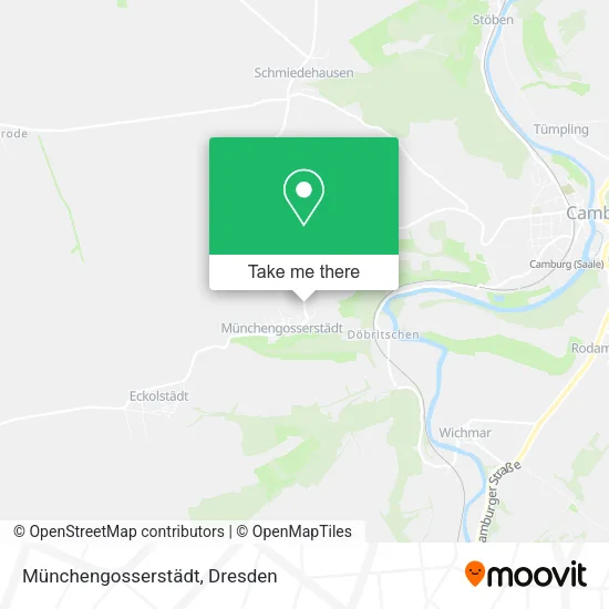 Карта Münchengosserstädt