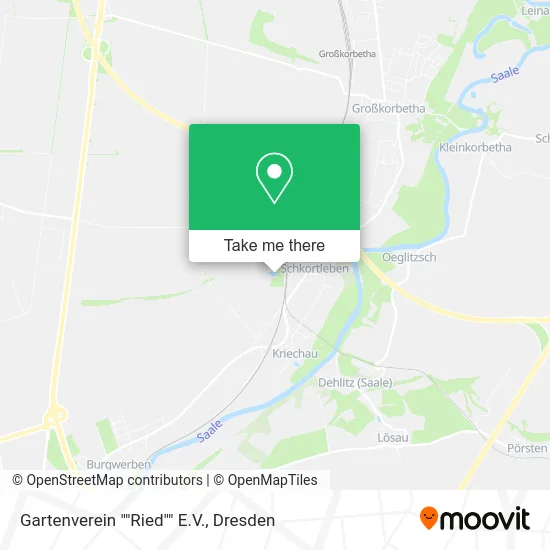 Карта Gartenverein ""Ried"" E.V.