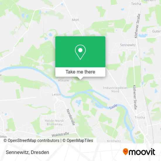 Карта Sennewitz