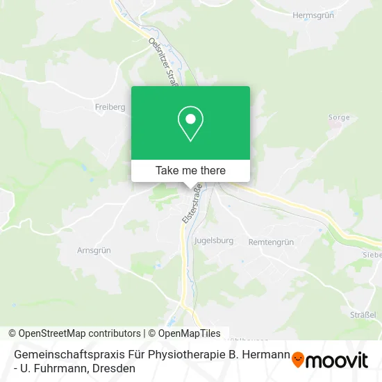 Карта Gemeinschaftspraxis Für Physiotherapie B. Hermann - U. Fuhrmann