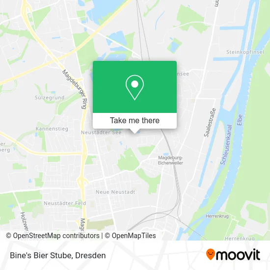 Карта Bine's Bier Stube