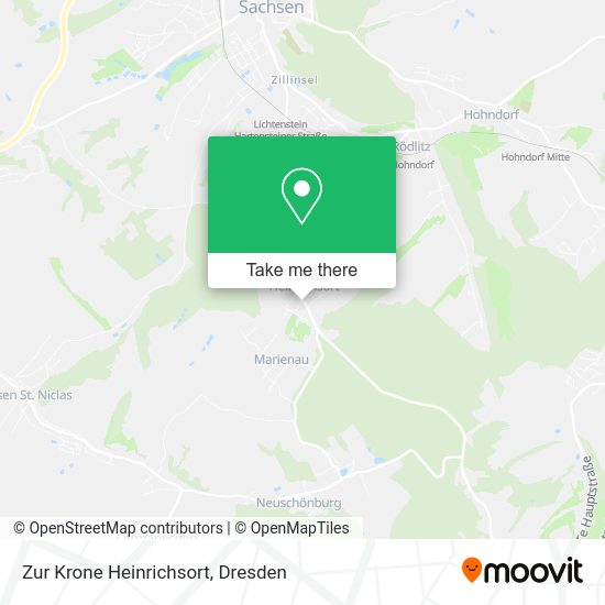 Карта Zur Krone Heinrichsort