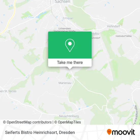 Карта Seiferts Bistro Heinrichsort