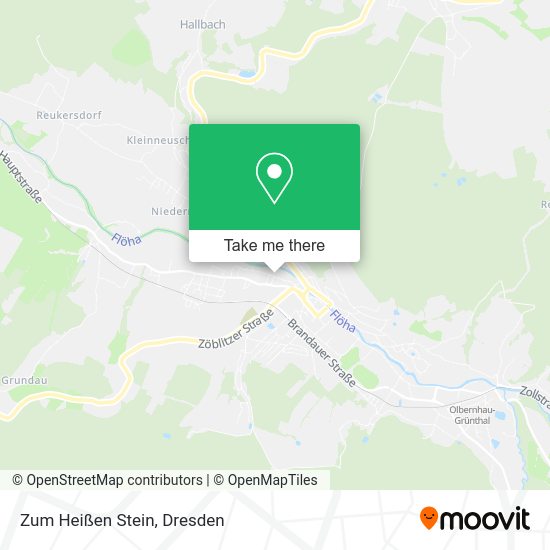 Карта Zum Heißen Stein