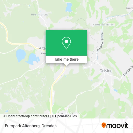 Карта Europark Altenberg