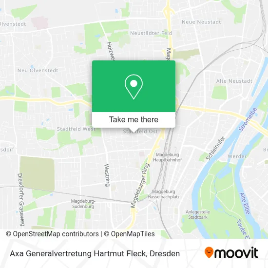 Карта Axa Generalvertretung Hartmut Fleck