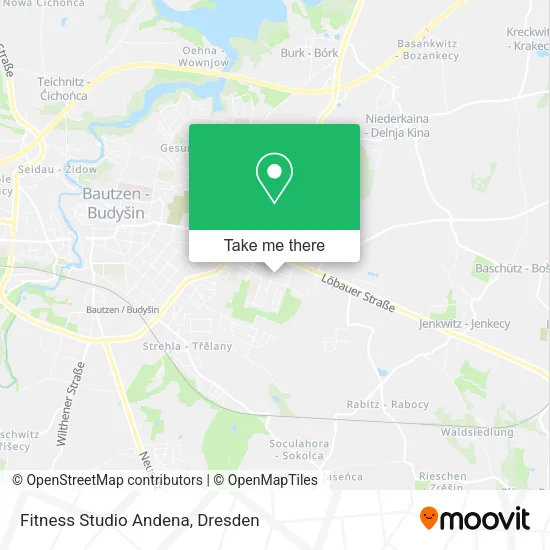 Карта Fitness Studio Andena