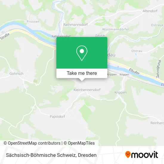 Карта Sächsisch-Böhmische Schweiz