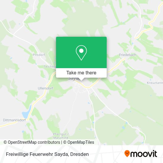 Карта Freiwillige Feuerwehr Sayda