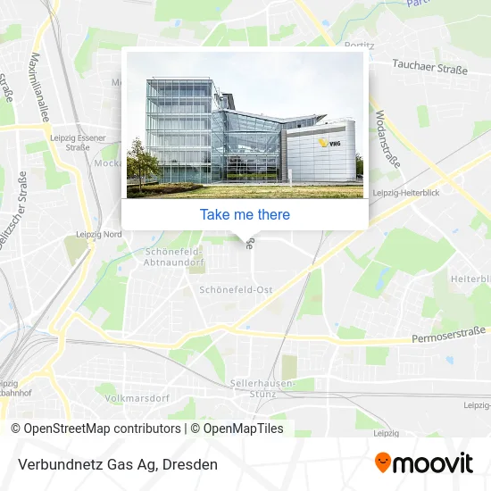 Карта Verbundnetz Gas Ag