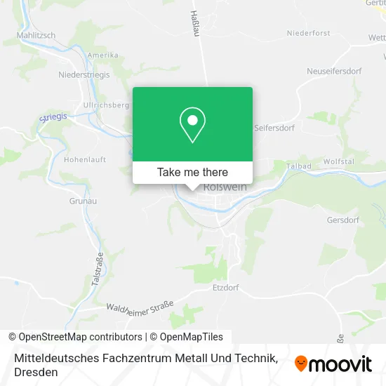 Карта Mitteldeutsches Fachzentrum Metall Und Technik