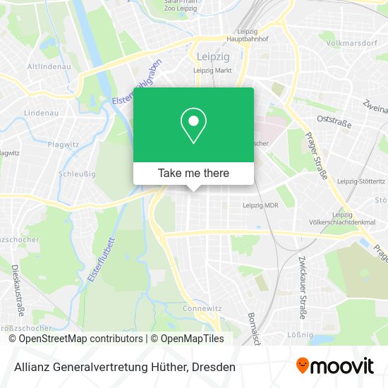 Карта Allianz Generalvertretung Hüther