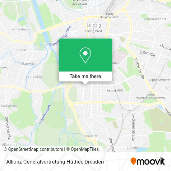 Карта Allianz Generalvertretung Hüther