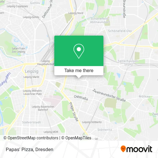 Карта Papas' Pizza