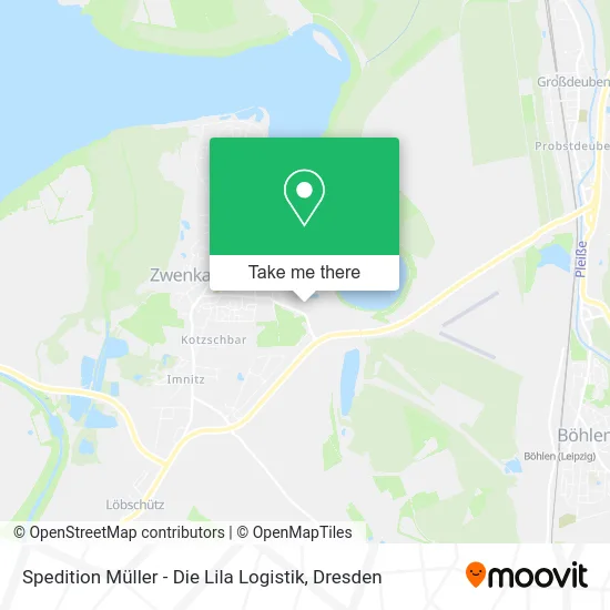 Карта Spedition Müller - Die Lila Logistik