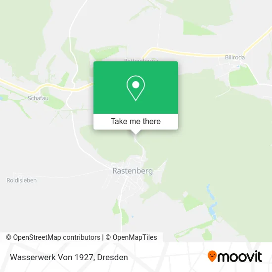 Карта Wasserwerk Von 1927