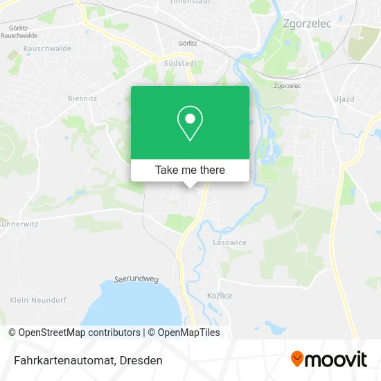 Карта Fahrkartenautomat