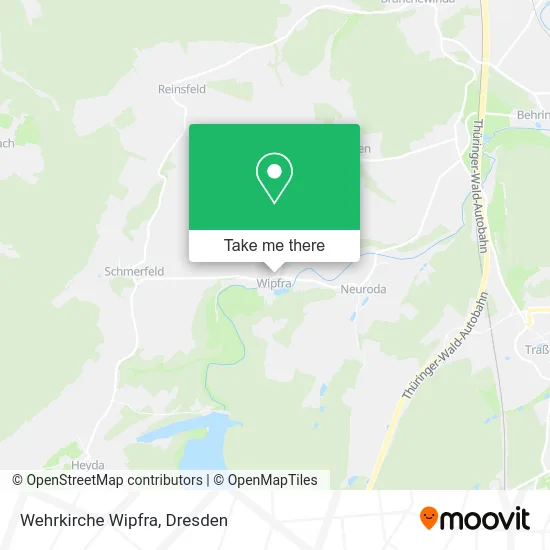 Карта Wehrkirche Wipfra