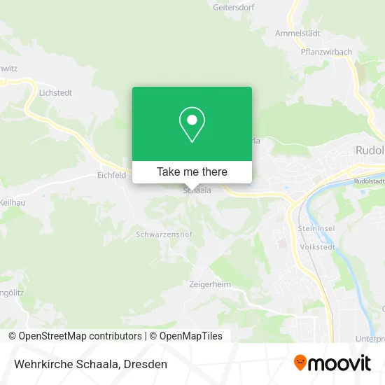 Карта Wehrkirche Schaala