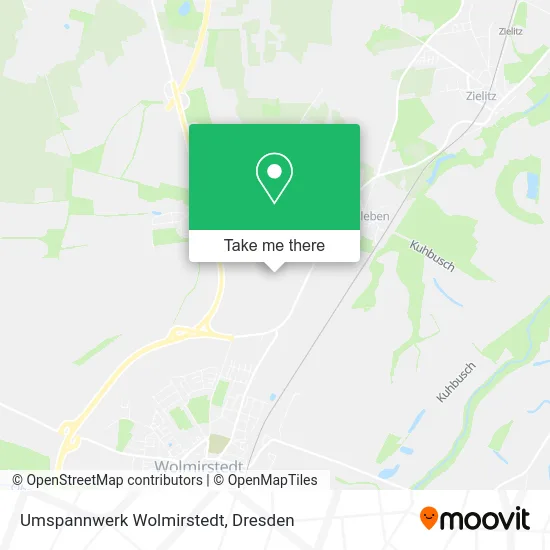 Карта Umspannwerk Wolmirstedt