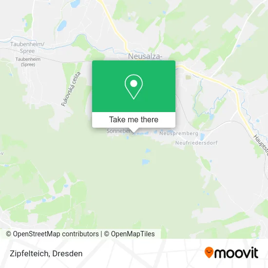 Карта Zipfelteich