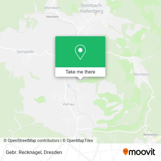 Карта Gebr. Recknagel