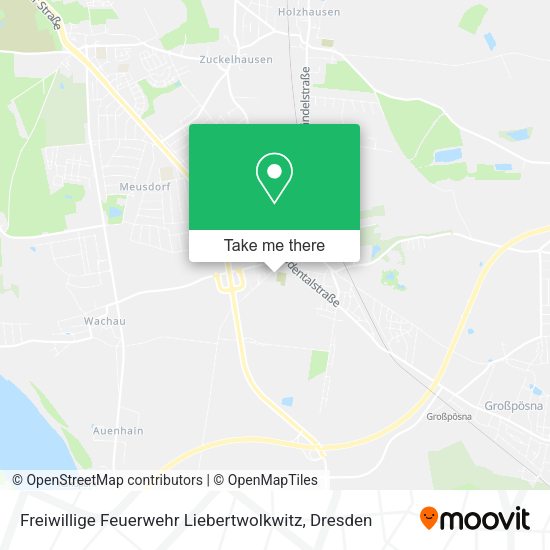 Карта Freiwillige Feuerwehr Liebertwolkwitz