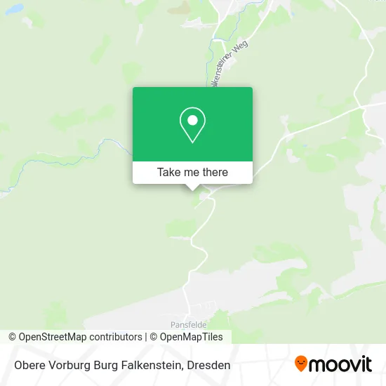 Карта Obere Vorburg Burg Falkenstein