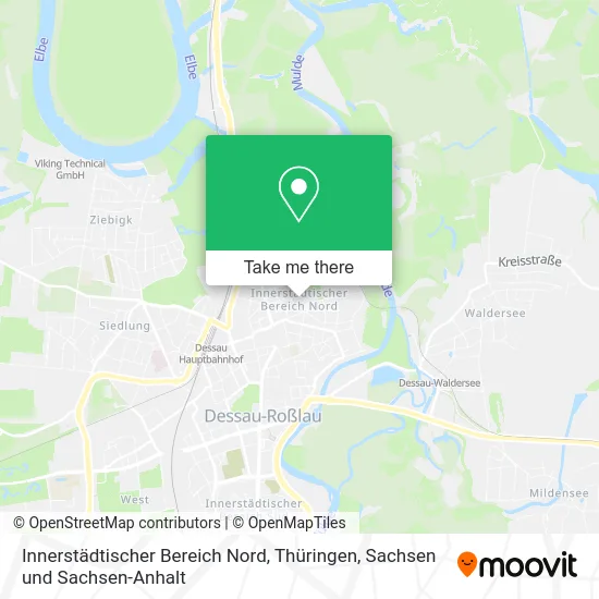 Карта Innerstädtischer Bereich Nord