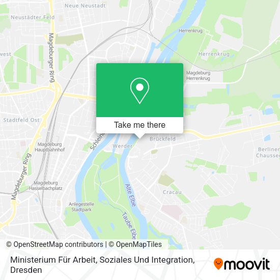 Карта Ministerium Für Arbeit, Soziales Und Integration