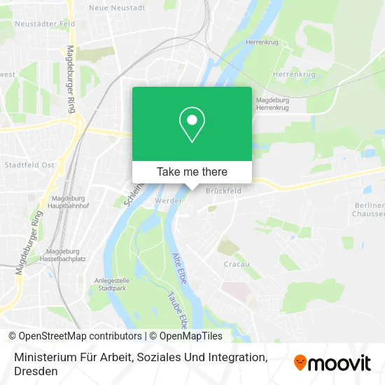Карта Ministerium Für Arbeit, Soziales Und Integration