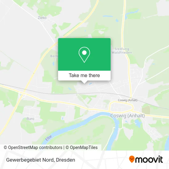 Карта Gewerbegebiet Nord