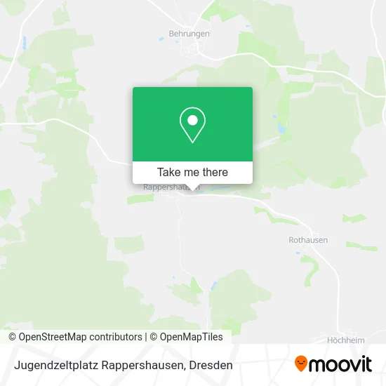 Карта Jugendzeltplatz Rappershausen