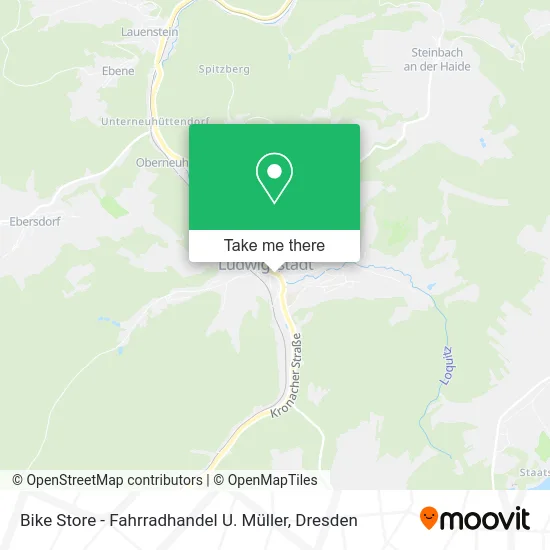 Карта Bike Store - Fahrradhandel U. Müller