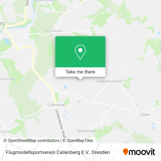 Карта Flugmodellsportverein Callenberg E.V.