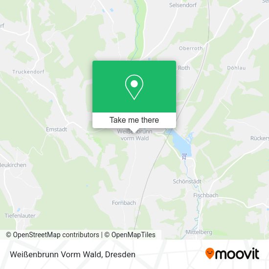 Карта Weißenbrunn Vorm Wald