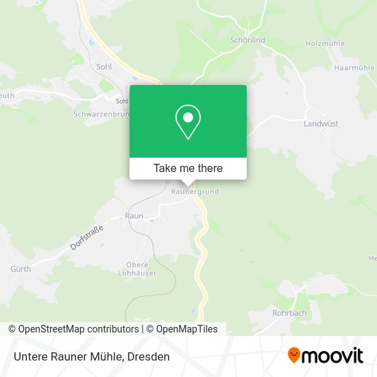 Карта Untere Rauner Mühle