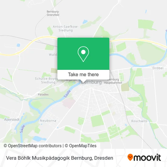 Карта Vera Böhlk Musikpädagogik Bernburg