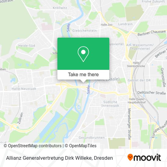 Карта Allianz Generalvertretung Dirk Willeke