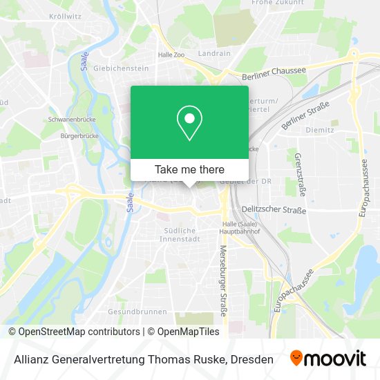 Карта Allianz Generalvertretung Thomas Ruske