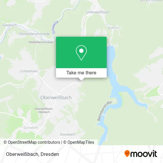 Карта Oberweißbach
