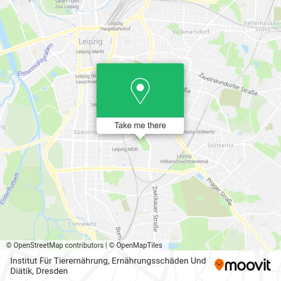 Карта Institut Für Tierernährung, Ernährungsschäden Und Diätik